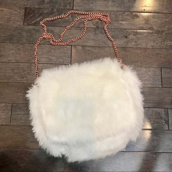 fluffy cross body bag